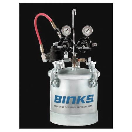 Binks 2.7 Gallon Pressure Tank Assembly 901558